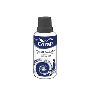 Corante Preto 50ml - Coral