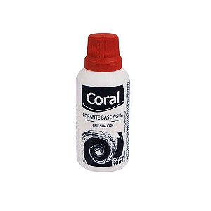 Corante Vermelho 50ml - Coral