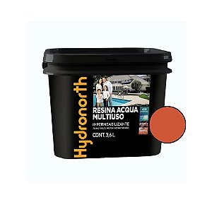 Resina Multiuso Acqua Cor Cerâmica Onix  3,6L - Hydronorth