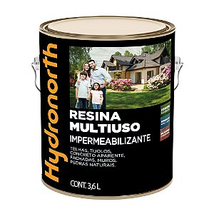 Resina Multiuso Solvente Incolor 3,6L - Hydronorth
