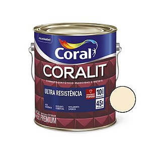 Esmalte Sintético Coralit Ultra Brilhante Marfim 3,6l - Coral