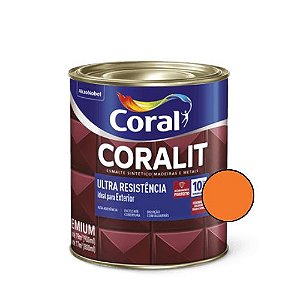 Esmalte Sintético Coralit Ultra Brilhante Laranja 900ml - Coral