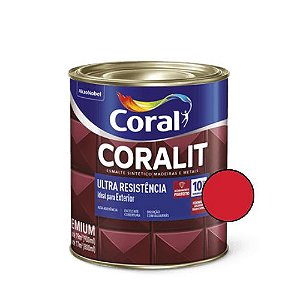 Esmalte Sintético Coralit Ultra Brilhante Vermelho 900ml - Coral