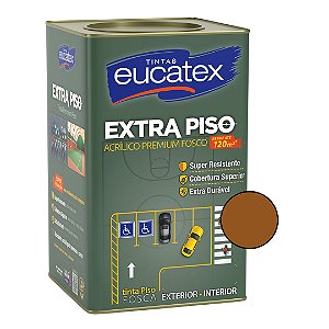 Tinta Acrílica Extra Piso Premium Fosco Castor  18L - Eucatex