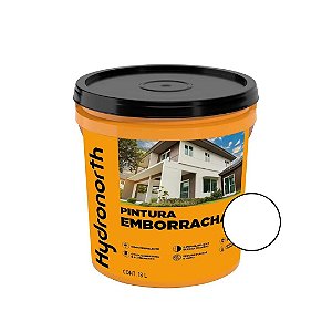 Tinta Emborrachada Fosco Branco 18l -Hydronorth