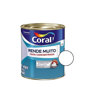 Tinta Coral Rende Muito Acrílica Fosca Branco  900ml