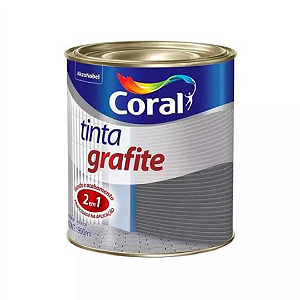 Esmalte Premium Sintético Fosco Grafite Cinza Claro 3,6L Coral