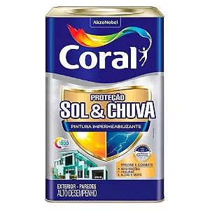 Proteção Sol & Chuva Impermeabilizante Branco 18L - Coral