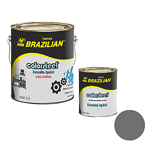 Tinta Epóxi ColorSteel - Cinza Escuro M N3,5 - 3,6l - Brazilian