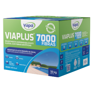 Argamassa Polimérica Viaplus 7000 - 18kg -Viapol