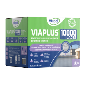 Argamassa Polimérica Viaplus 10.000 - 18kg -Viapol