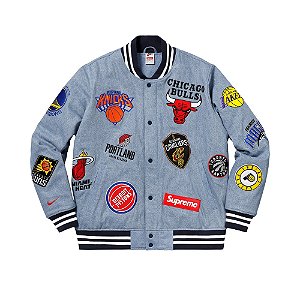 Jaqueta Supreme x Nike Supreme NBA Teams Brim Warm
