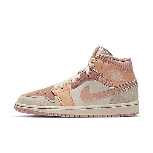 Tênis Air Jordan 1 Mid Apricot Orange - DH4270-800