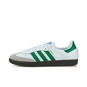 Tênis Adidas Samba OG White Green - IG1024
