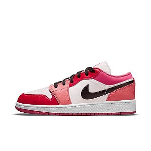 Tênis Air Jordan 1 Low Pink Red - 553560-162