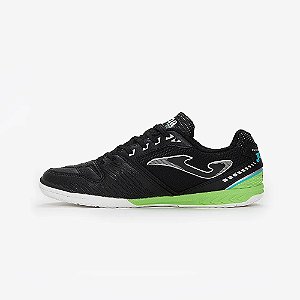 Chuteira Futsal Joma Dribling - Preto e Verde