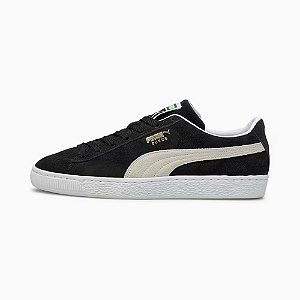 Tênis Puma Suede Classic XXI Unissex - Preto e bege