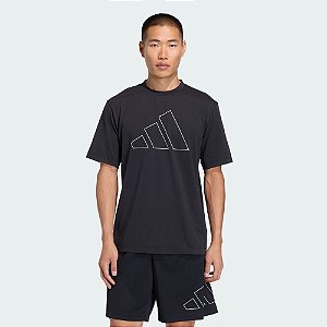 Camiseta Adidas Logotipo Workout Essentials Feelready - KA3599