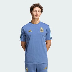 Camiseta Adidas Argentina DNA Masculina Azul - JZ6296