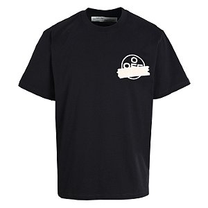 Camiseta Off-White "Airport Tape Arrows" Preta Masculina
