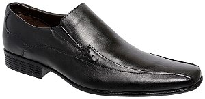 Kit Sapato Social Masculino em Couro Legítimo Side Gore Elastico Ref.8002