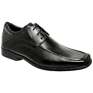Sapato Social Masculino em Couro Legítimo Numeração Especial Tamanho Grande Ref.5111