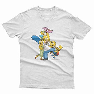 Camiseta Família Os Simpsons Unissex
