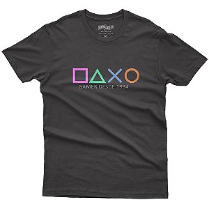 Camiseta Playstation Gamer Desde 1994 Unissex