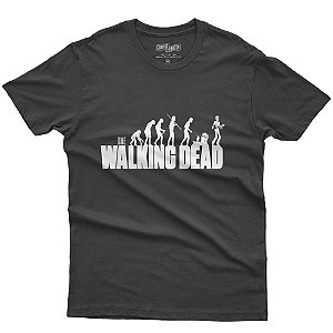 Camiseta The Walking Dead Evolução Unissex