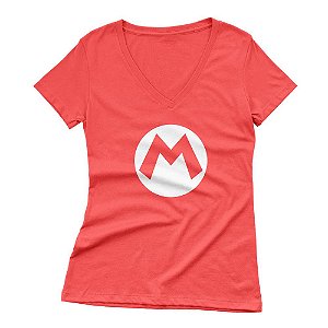 Camiseta Mario Feminina