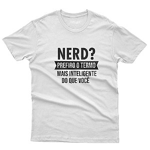 Camiseta Nerd Unissex