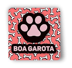 Imã em MDF | Boa Garota | Relevo 3D