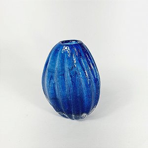 Cristal Artesanal - Azul - 10,5x14cm