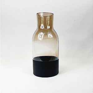 Vaso de Vidro Fume - 11,5x25