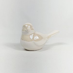 Pássaro de Cerâmica - Pérola