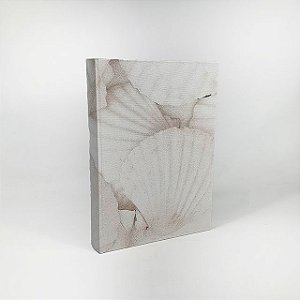 Livro Caixa - Conchas - 22,5cm x 32cm