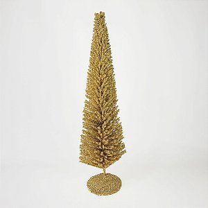 Árvore de Natal/Branca C/Bolinhas - 25,6cm - Christa DeCoração