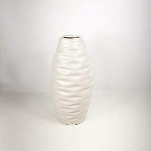 Vaso de Cerâmica Grande - Charuto/Ondas 