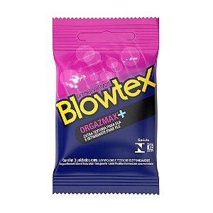 Preservativo Blowtex Orgazmax Retardante com 03 Unidades