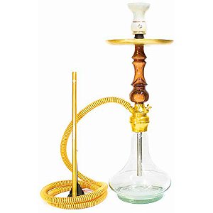 NARGUILE COMPLETO FUTURE GOLD REDWOOD CLEAR -  AMAZON HOOKAH