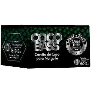 CARVÃO DE COCO HEXAGONAL 500G - COCO BASS