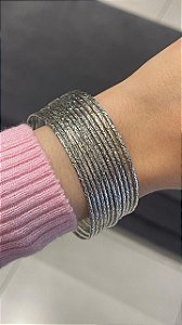 Kit Pulseiras Prateado