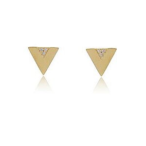 Brinco Vicky Liso Dourado