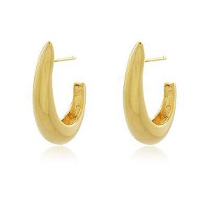 Brinco Argola Lara Liso Dourado
