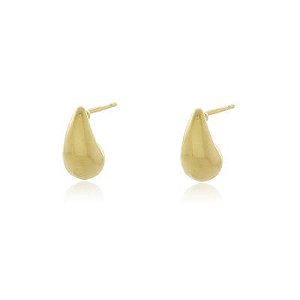 Brinco Gota Boluda Pp Dourado
