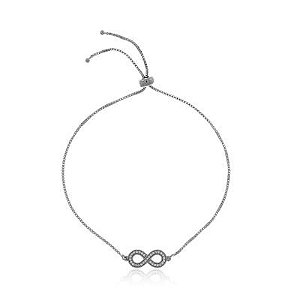 Pulseira Infinito Cravejado Rbranco