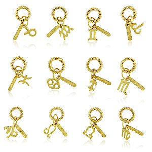 Pin Lock Signo Dourado
