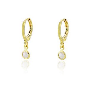 Brinco Argola Pietra Dourado