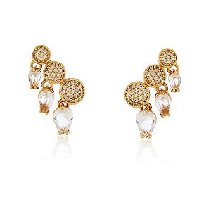 Brinco E. Cuff Cachoeira Dourado Cristal
