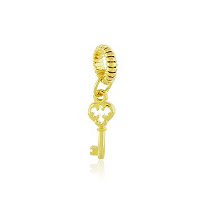 Pin Lock Chave Dourado